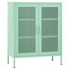 VidaXL Storage Cabinet Mint 31.5"x13.8"x40" Steel - 2 of 4
