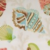 RLF Home Bay Beach Provance 3" Rod Pocket Lining Luxurious and Elegant Window Treatment Valance 50" x 15" Multi - 4 of 4