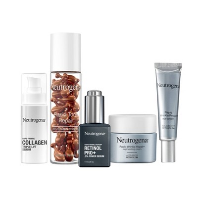 Neutrogena Rapid Rapides Retinol Retinol Regenerando creme facial  antienvelhecimento e ácido hialurônico; Hidratante de retinol anti-rugas e  creme de