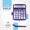 CATIGA 12-Digit Desktop Calculator, Large LCD, Sensitive Buttons, Dual Solar Power, Standard Function for Office, Home, School, CD-2786 - 3 of 4