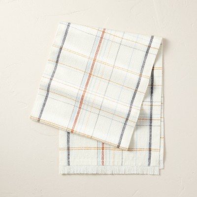 14" x 74" Casual Plaid Cotton Table Runner - Hearth & Hand™ with Magnolia