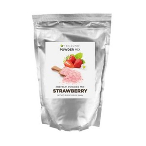 Tea Zone Strawberry Powder Mix 3-in-1 Smoothies, Bubble Teas, Blended Drinks 2.2 lbs. - 1 of 4
