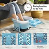 Costway Foldable Foot Spa Bath Motorized Massager w/ Bubble Red Light Timer Heat - 2 of 4
