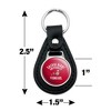 Sacred Heart University Pioneers Logo Black Leather Keychain - 2 of 4