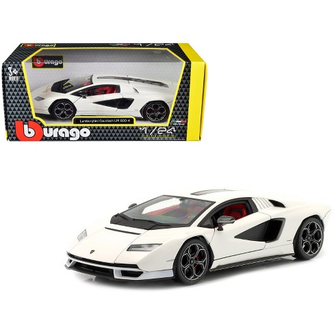 Lamborghini Countach Lpi 800-4 White With Black Accents And Red Interior  special Edition 1/18 Diecast Model Car By Maisto : Target