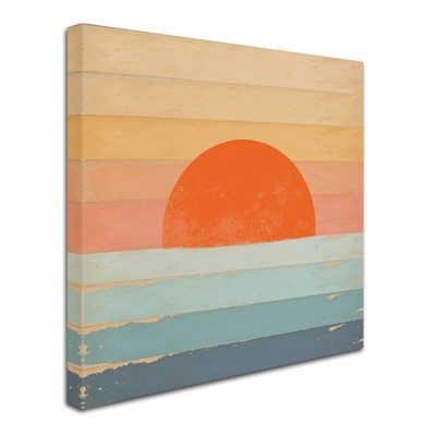 Trademark Fine Art - Tammy Kushnir 'Sunrise Over the Sea' Canvas Art