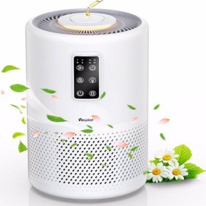 SEVOBAL Air Purifiers for Home Large Room H13 HEPA Filter with Scented Sponge Sleep Mode, White, 14.6"*7.9"*7.7" - 1 of 4