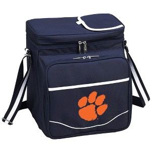NCAA Clemson Tigers  Soft Sided Cooler with Two Person Picnic Set - 1 of 4