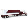 First Gear DCP 1/64 Legendary Red & White Kenworth W900A w/ 40ft Vintage Reefer Trailer 60-1687 - 3 of 4