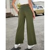 Women's Yoga Pants with Pockets Casual Joggers Loose Lounge Wide Leg High Waisted Drawstring Pants - 4 of 4