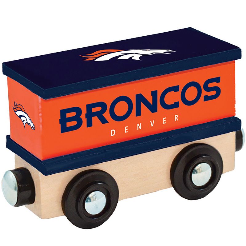 MasterPieces Wood Train Box Car - NFL Denver Broncos, 2 of 6