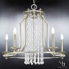 Urban Ambiance Luxury Mediterranean Chandelier,  24"H x 28"W,  Antique Silver Finish, UHP2252 - 3 of 4