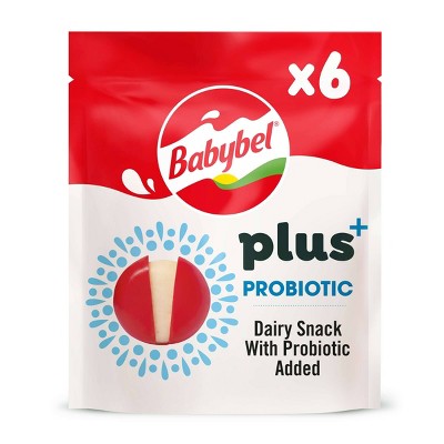 Babybel Plus+ Probiotic Cheese Snack - 4.23oz/6ct