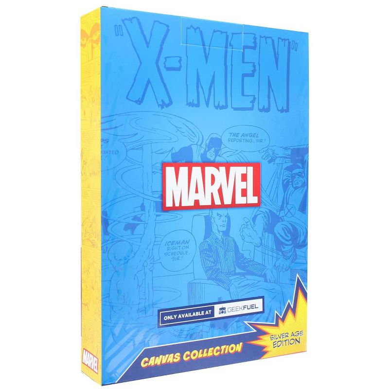 Geek Fuel, LLC Marvel Comic Cover 9 x 5 Inch Canvas Wall Art | X-Men #1, 3 of 4