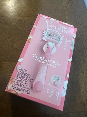 Venus Comfortglide White Tea Women's Razor + 2 Razor Blade Refills : Target