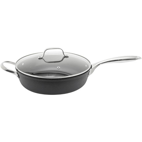 THE ROCK by Starfrit Stainless Steel Non-Stick 8-Piece Cookware