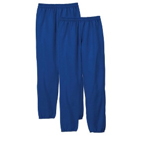 Hanes EcoSmart Men's Fleece Sweatpants, Value 2-Pack, 32" - 1 of 4