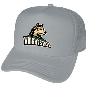 Official Wright State University Primary Logo Foam Snapback Trucker Hat - for Men and Women Grey, Grey, One Size - 1 of 4