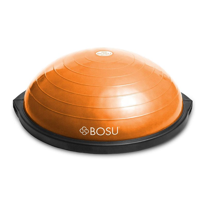 Bosu 72-10850 Home Gym Equipment The Original Balance Trainer 65 cm Diameter, Orange and Black, 3 of 7
