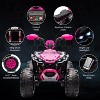 24V 2 Seater Electric ATV, Electric Car for Kids, Four-Wheeled Dirt Quad Car with Powerful Motor - 2 of 4