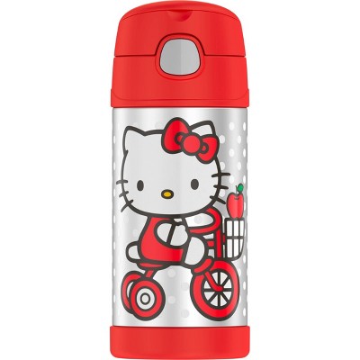 Hello kitty thermos water bottle Has some scuffs, - Depop