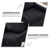 PAGED Modern Accent Chair, Living Room Chair with Armrests and Wooden Frame, Reading Chair for Bedroom, Living Room Furniture - 4 of 4