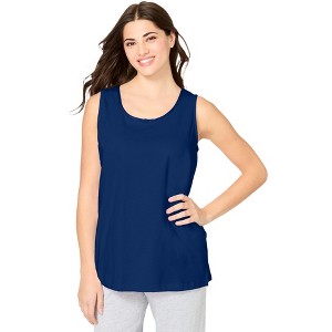 Dreams & Co. Knit Sleep Tank - 1 of 4