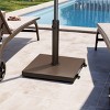 Crestlive Products Patio Umbrella Base 40lbs Umbrella Stand with Wheels Heavy Duty Concrete Stand - 2 of 4
