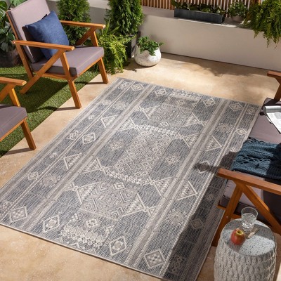 Hauteloom Malamig Gray Area Rug