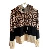 Women's Leopard Hoodie - Beauts & Beaus - image 2 of 2