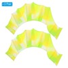 Unique Bargains Silicone Resistance Lightweight Aquatic Webbed Finger Frog Swimming Fins 3 Pairs - 3 of 4