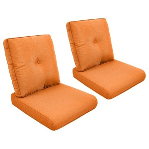 Buenhomino Outdoor Seat Cushion Set 25 x 22 x 4 Inch,Waterproof & Fade Resistant Outdoor Chair Cushions,Deep Seat Cushion with Removable Cover - 1 of 4