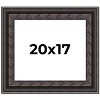 PosterPalooza | 3.5" Wide Ornate Black Picture Frame - UV Acrylic, Backing Board, Hanging Hardware Included - 2 of 4