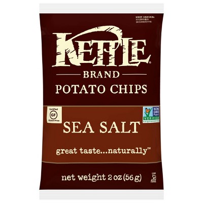 Kettle Café Sea Salt Potato Chips - 2oz