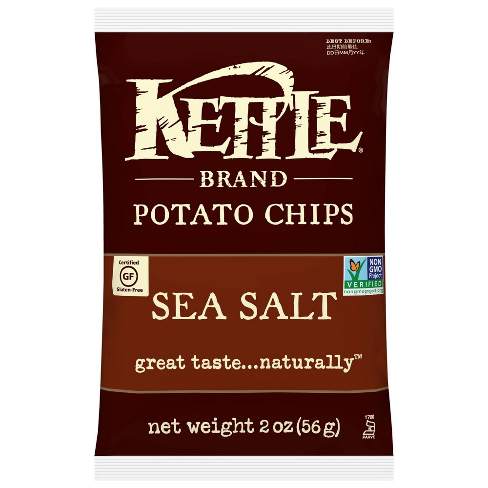 GTIN 084114033000 product image for Kettle Café Sea Salt Potato Chips - 2oz | upcitemdb.com