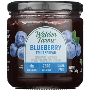 Walden Farms Blueberry Fruit Spread – 12 oz Bottle, Guilt-Free Blueberry Flavor - 1 of 4