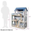 Lil’ Jumbl Large Wooden Dollhouse, 3 Story Doll House with Furniture, Stairs & Accessories - 3 of 4