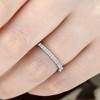 Pompeii3 3/4Ct Diamond Eternity Ring 14k Gold or Platinum Wedding Band Lab Created - 4 of 4