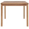vidaXL Patio Table, 59.1"x35.4"x30.3" Solid Teak Wood - 3 of 4