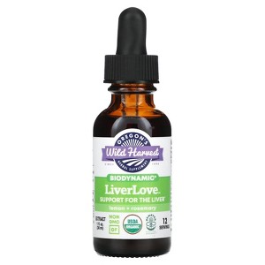Oregon's Wild Harvest LiverLove, Biodynamic, Lemon + Rosemary, 1 fl oz (30 ml) - 1 of 4