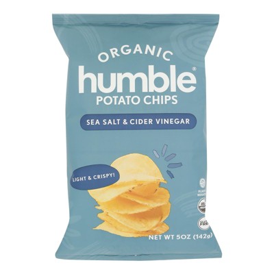 Humble Potato Chips - Sea Salt and Cider Vinegar - 5 oz (Case of 12)