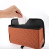 Unique Bargains Auto Trash Can With Lanyard Hanging Front Rear Seats Trash Bin 1 Pc - 4 of 4