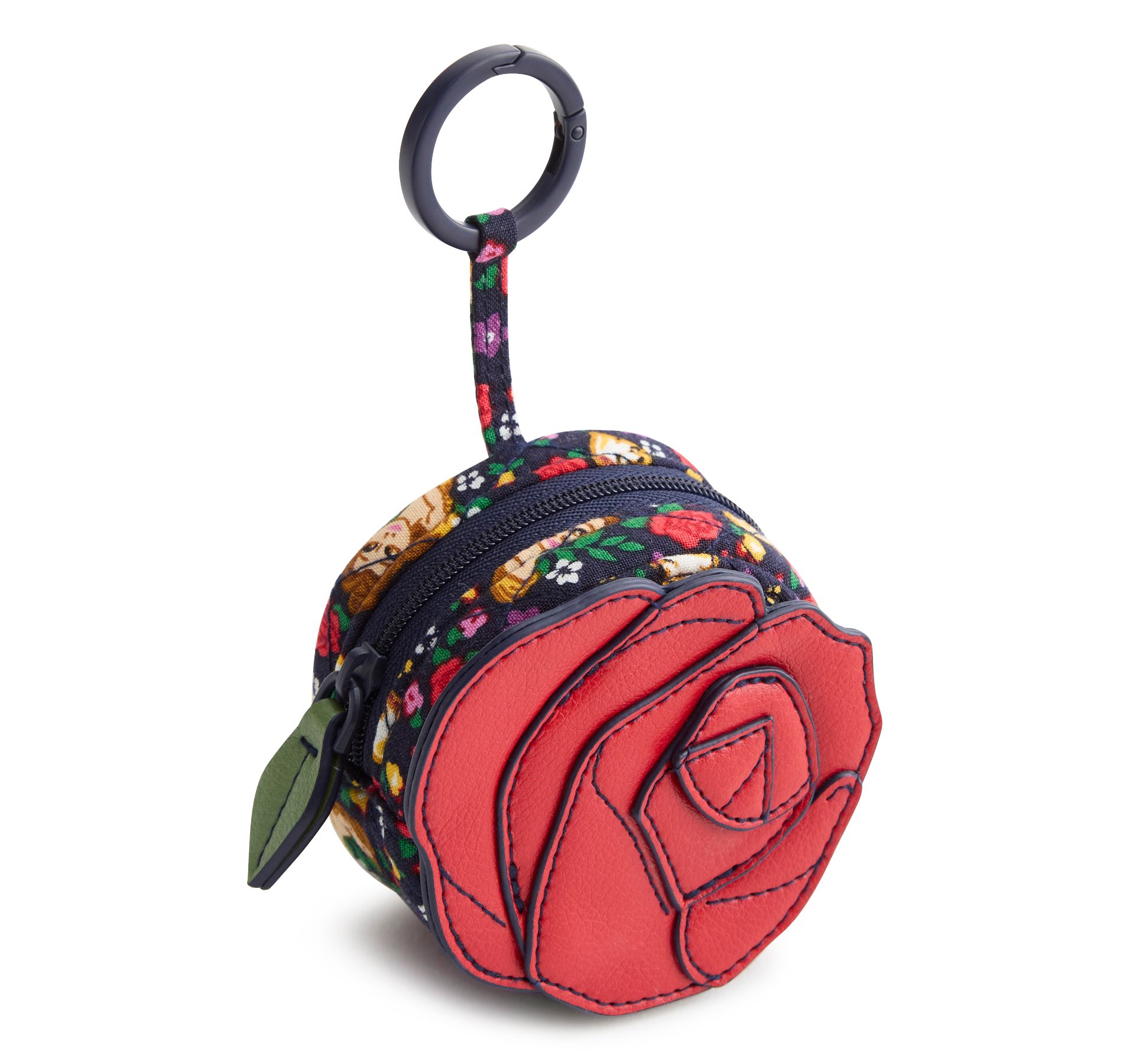 Vera Bradley Women's Disney Princesses Belle's Rose Bag Charm