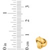 10k Yellow Gold 9mm Knot Stud Earrings - 3 of 3