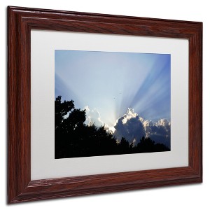 Trademark Fine Art -Kurt Shaffer 'Inspirational Sky' Matted Framed Art - 1 of 4