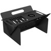 Outsunny 3-In-1 Portable Fire Pit, Stove, Coffee Table with Carrying Bag, Quick Assembly Wood Burning Firepit, Black - 4 of 4