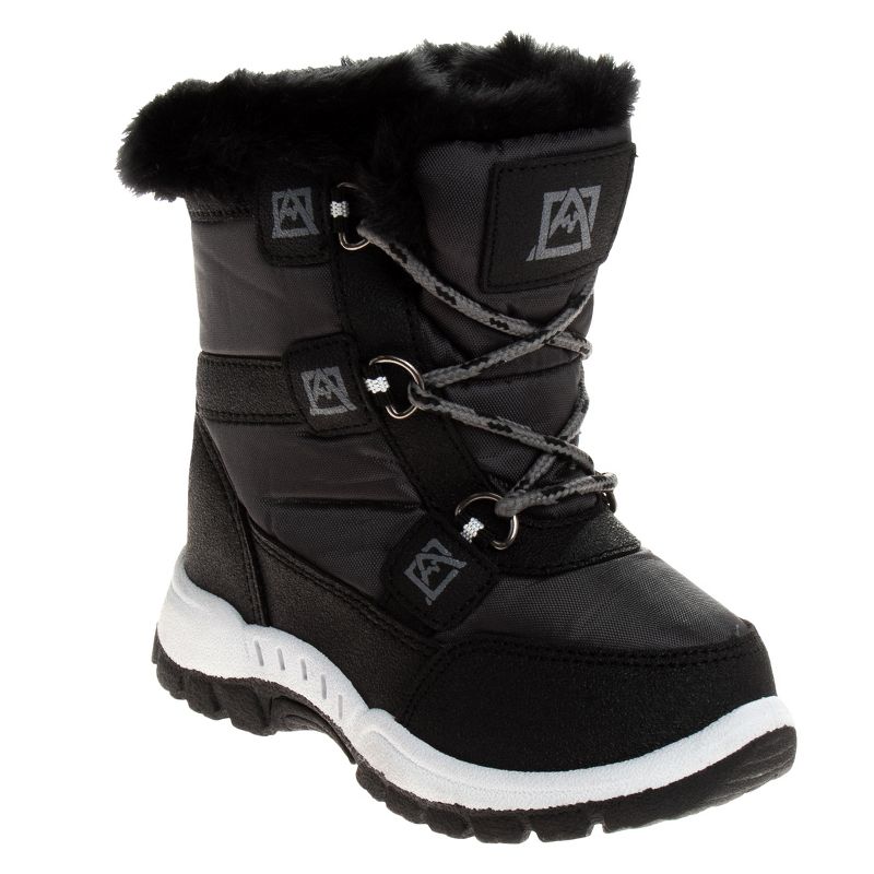 Avalanche Unisex Boys Girls Slip Resistant Faux Fur Lined Winter Snow Boots (Little Kid), 1 of 8