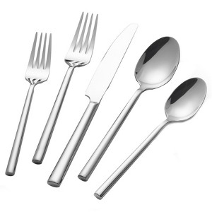 Itopfox 20-Piece Forged Stainless Steel Flatware Set, Cutlery Set for 4, Mirror Finish, Dishwasher Safe, Elegant Design - 1 of 4