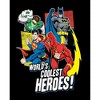 The Justice League World's Greatest Heroes Youth Navy Blue Graphic Tee - 2 of 3