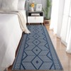 Washable Modern Geometric Area Rugs with Shapes and Stripped Lines Print, Non Slip Low Pile Carpet for Home Office - 3 of 4
